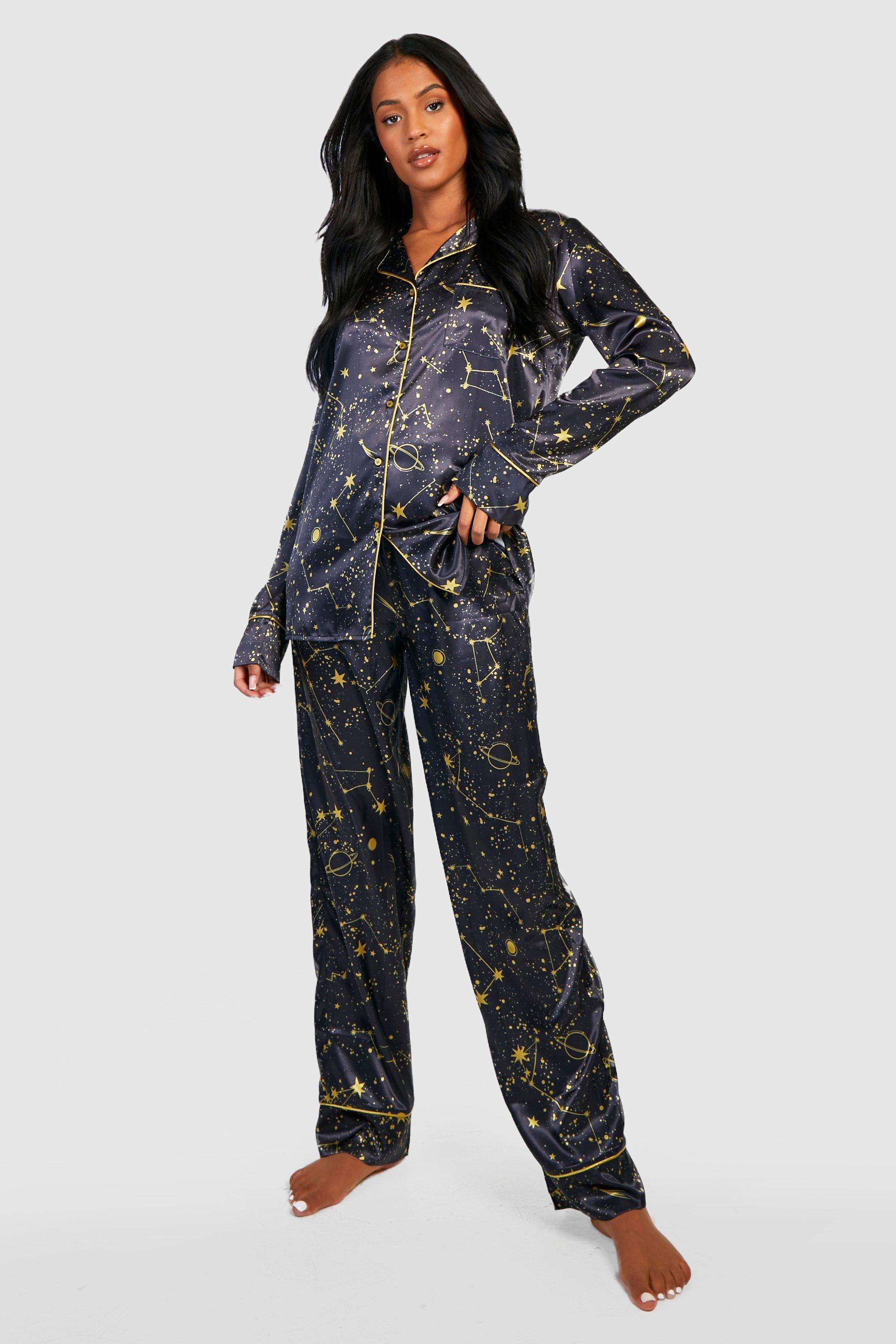 Tall best sale satin pyjamas