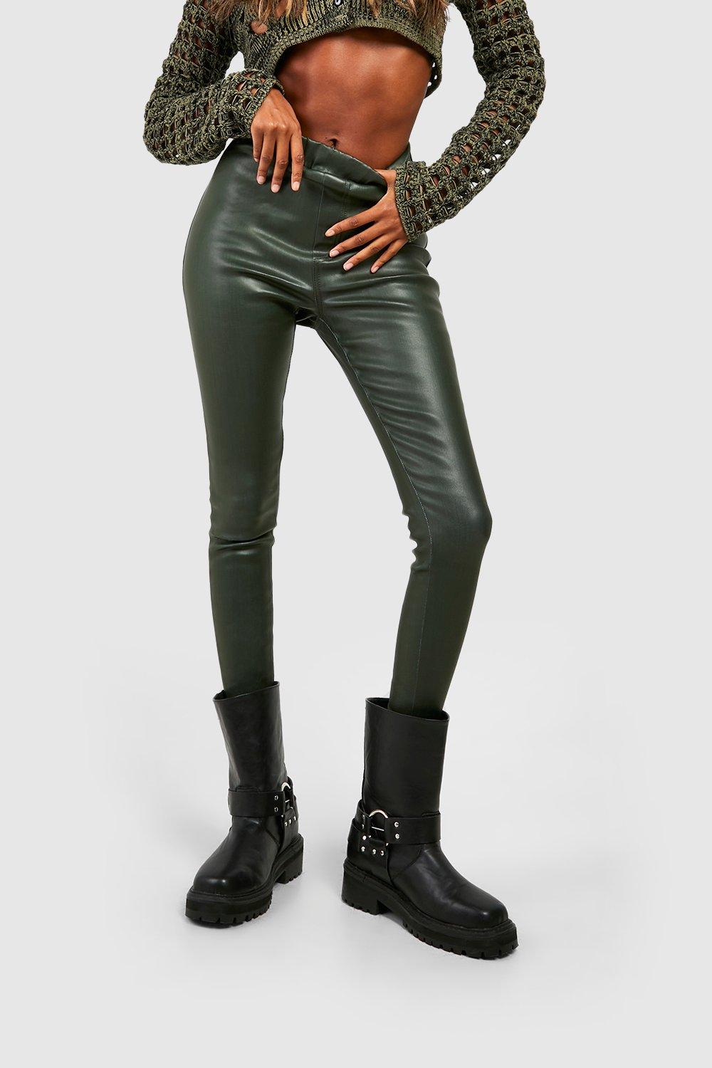 Black Coated Premium Jeggings