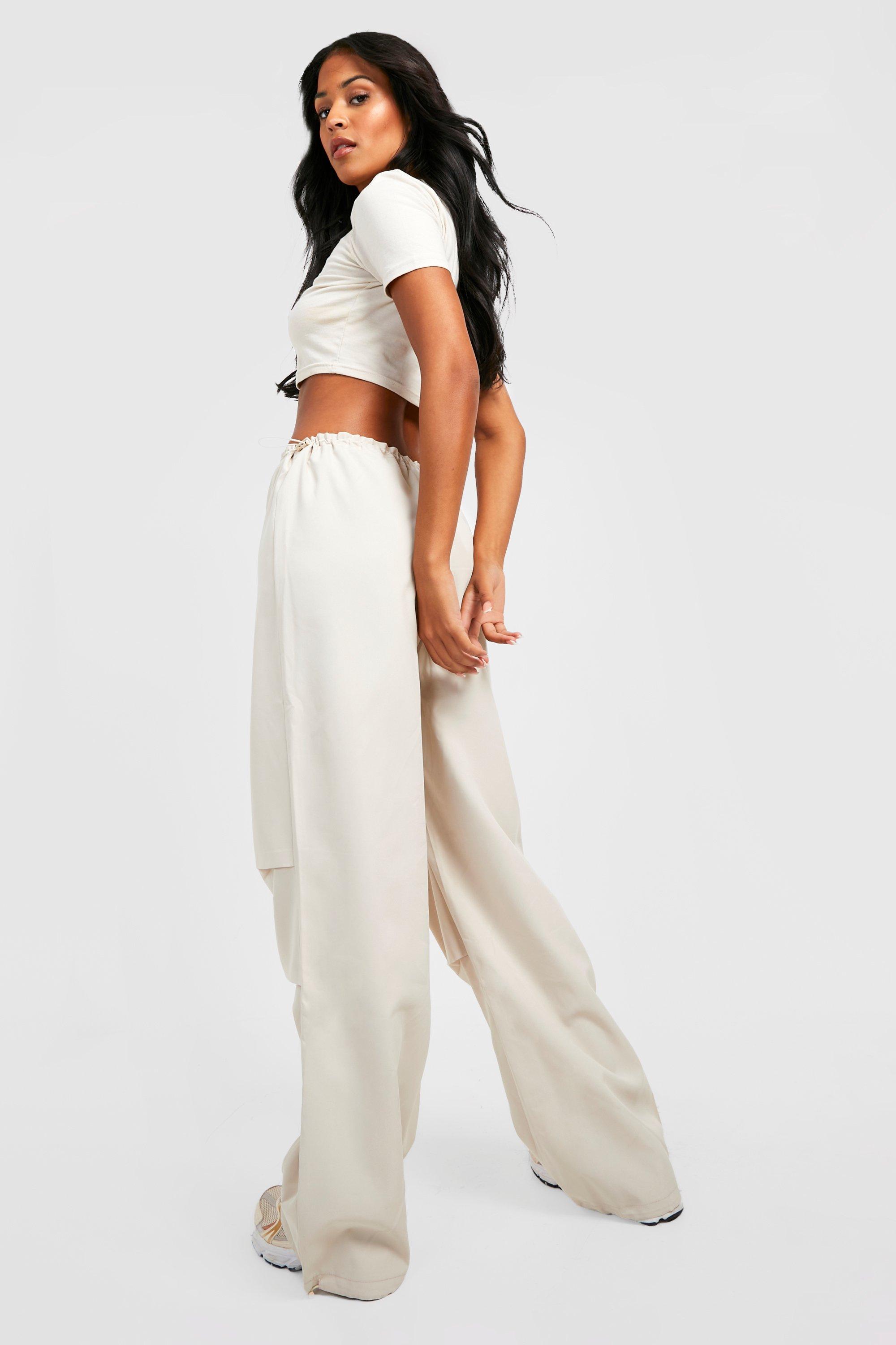 Pantalon taille basse femme hotsell pas cher