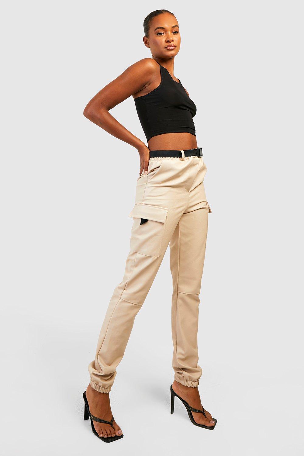 cuffed utility trousers womens