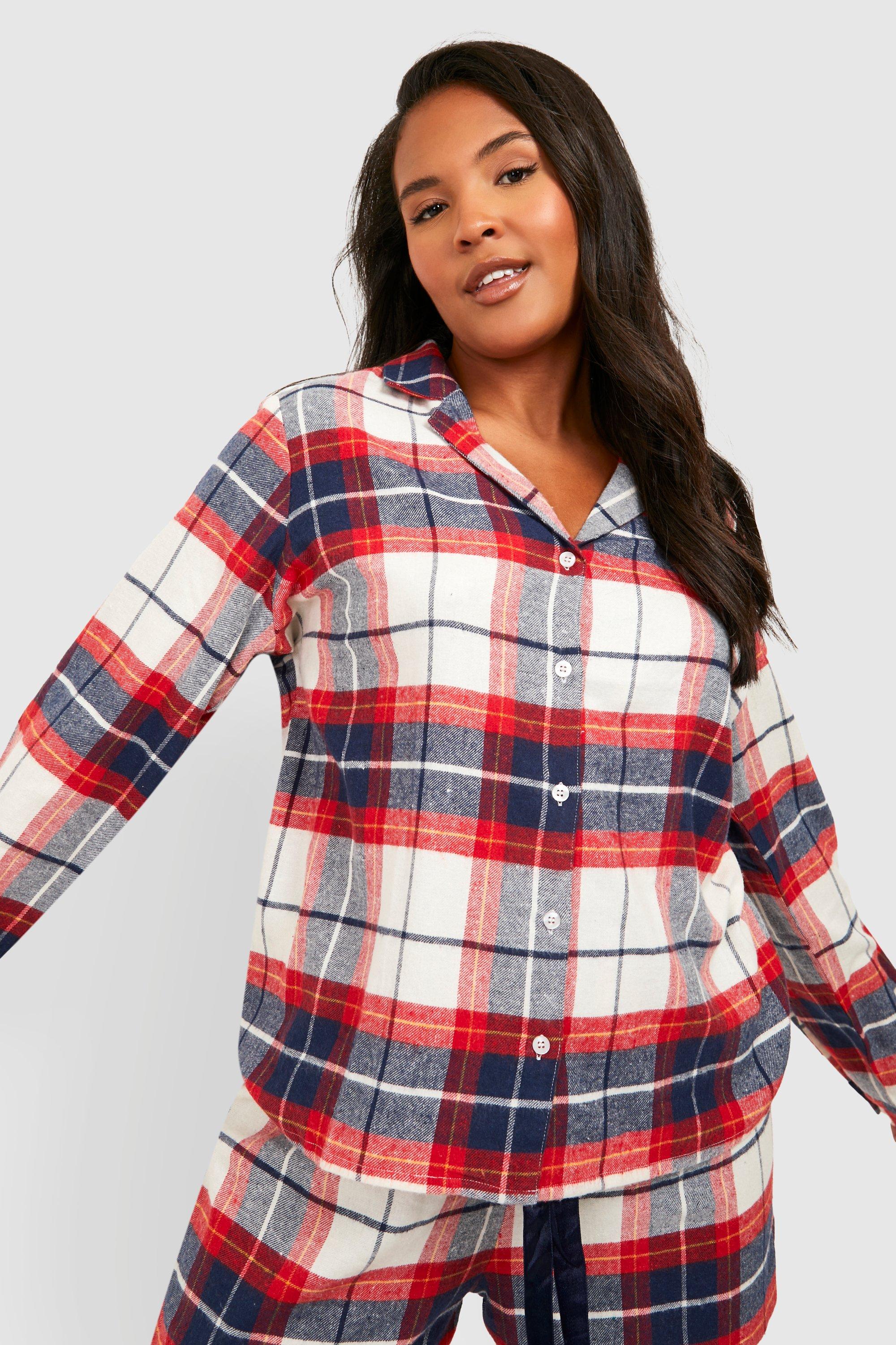 Plus Size Classic Flannel Shirt |