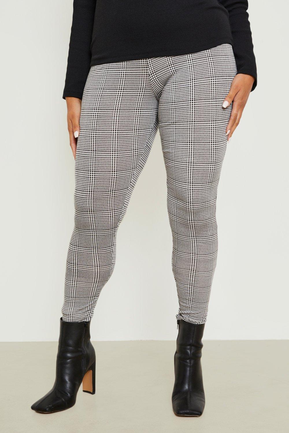 Boohoo hot sale tartan leggings