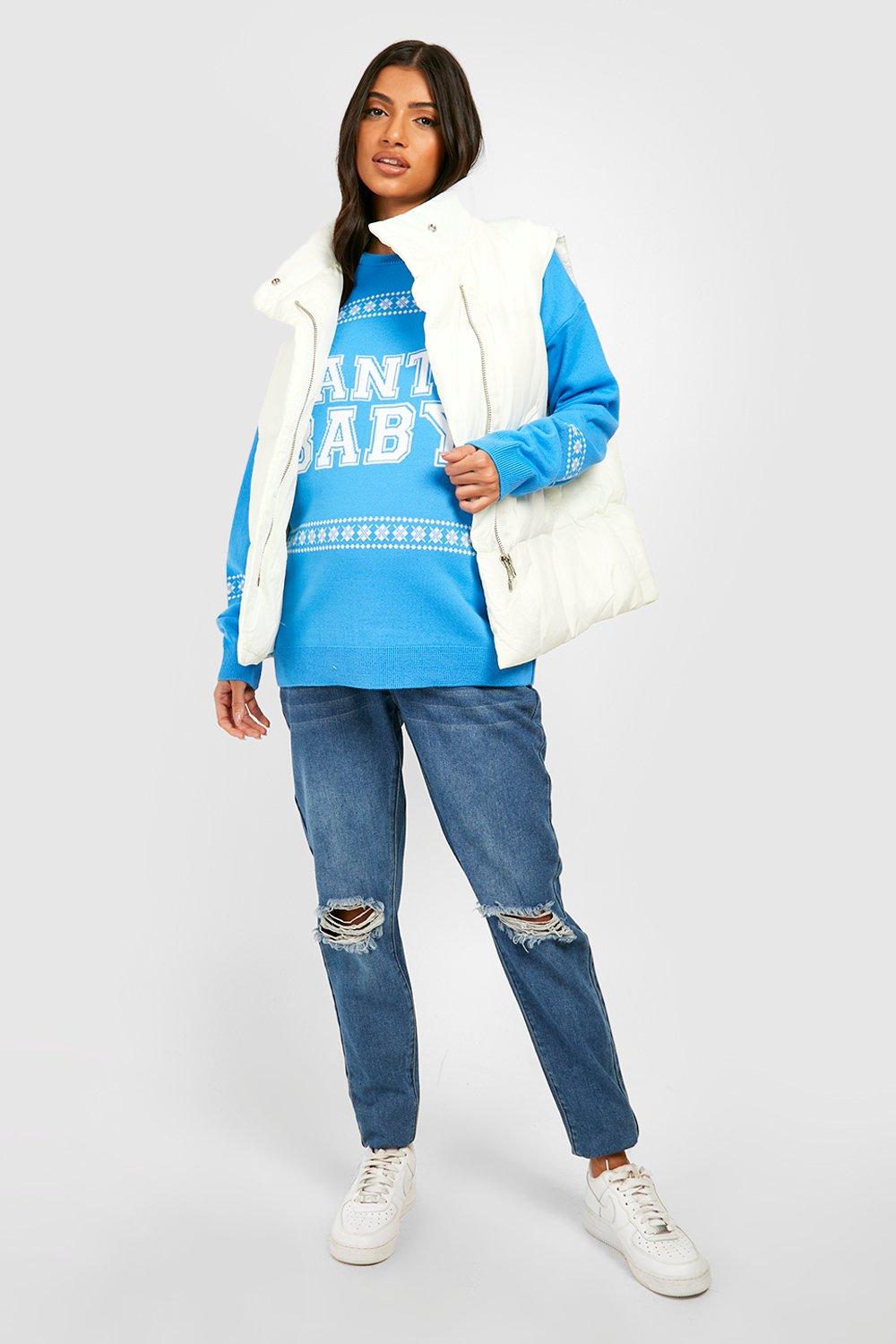 Maglione natalizio Premaman Santa Baby boohoo IT