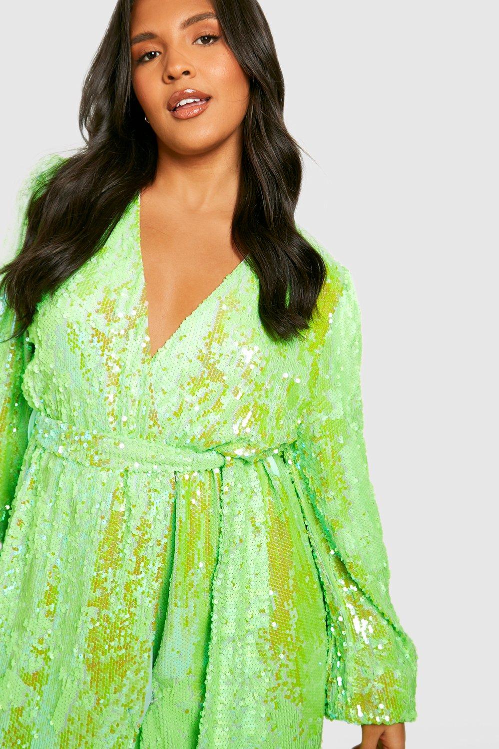 Neon glitter clearance dress