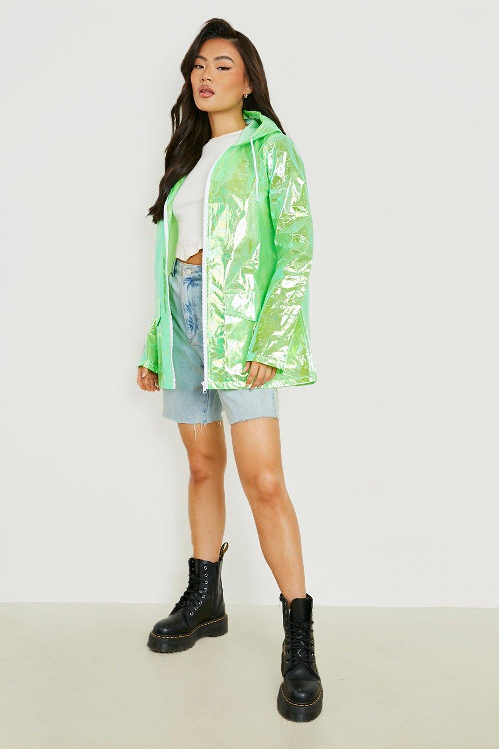 Impermeable iridescent boohoo FR