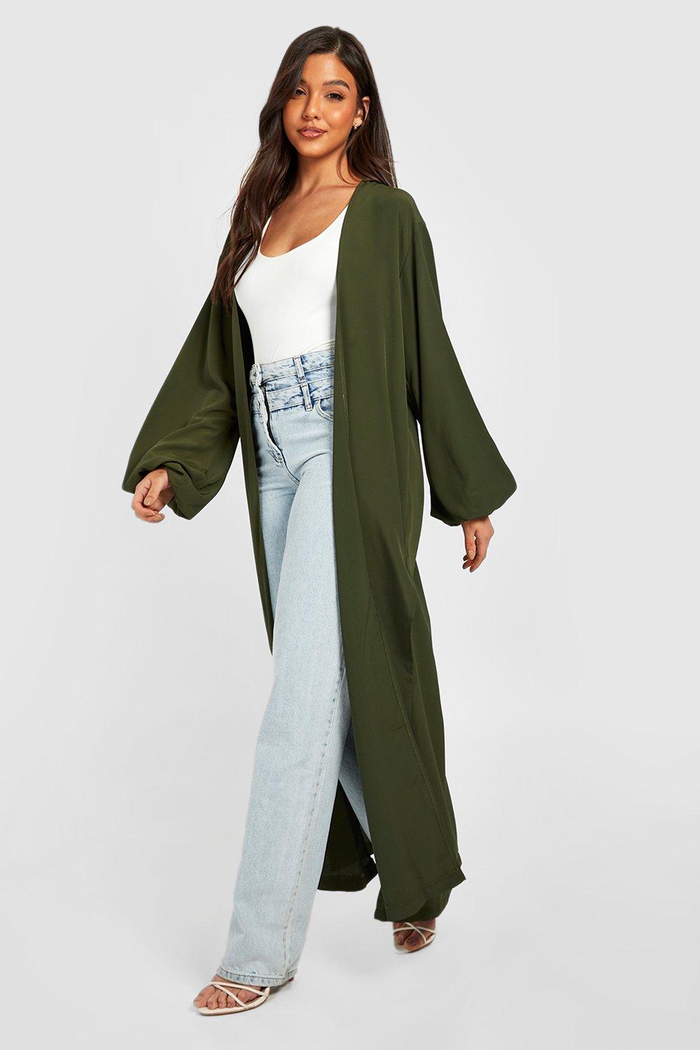 Boohoo on sale maxi kimono