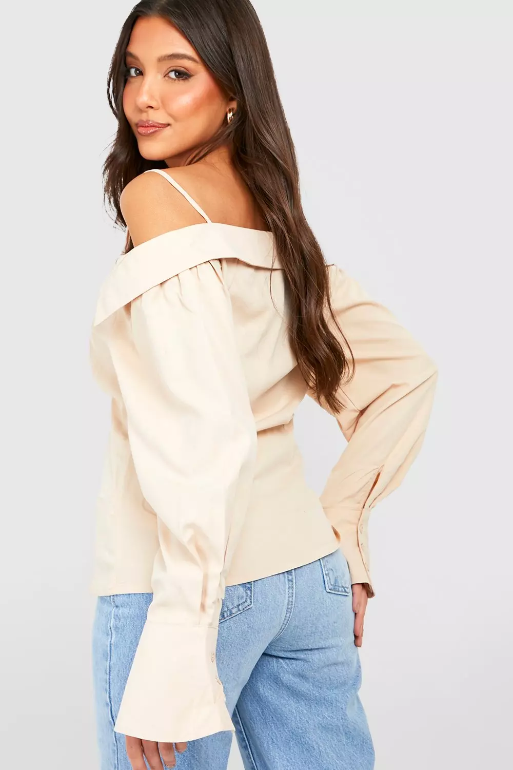 Cold shoulder hotsell strappy top