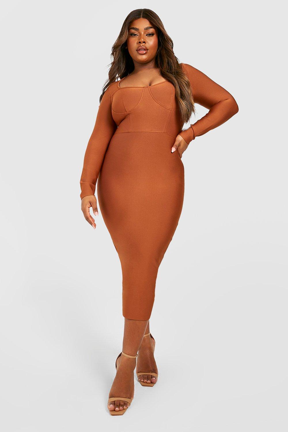 Plus Size Bandage Dress