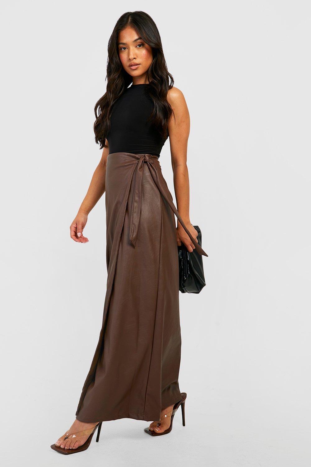 Brown shop maxi skirt