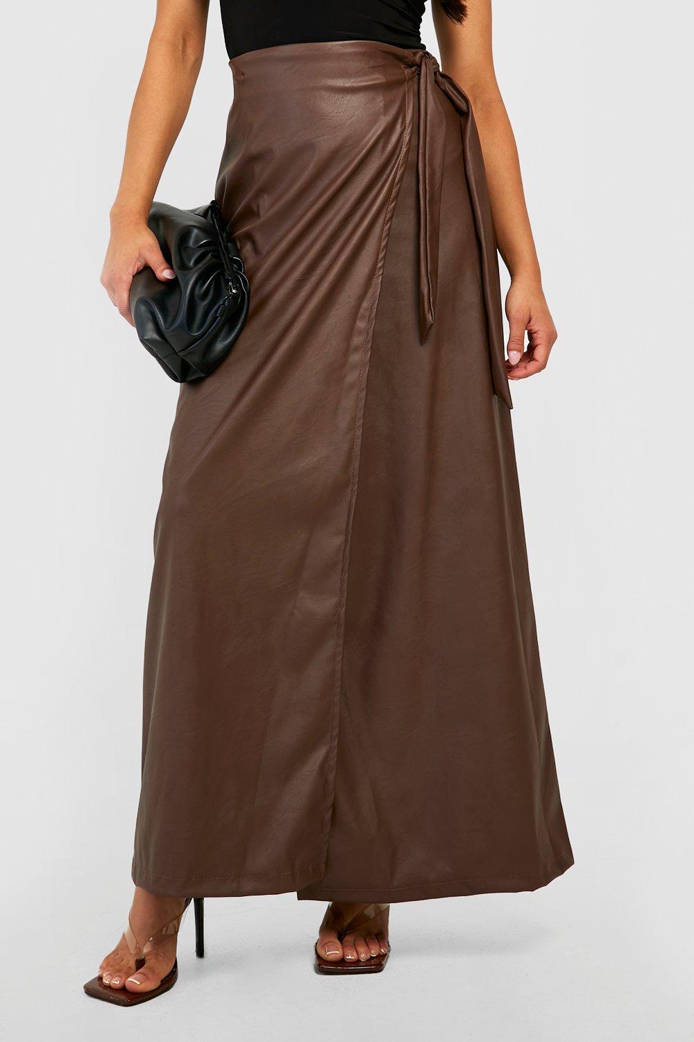 Petite maxi 2024 skirt boohoo