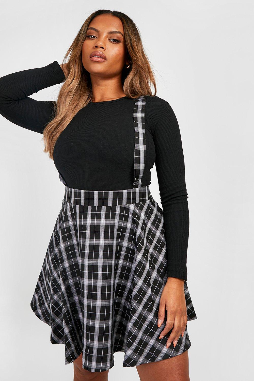 Plus size clearance pinafore dress uk