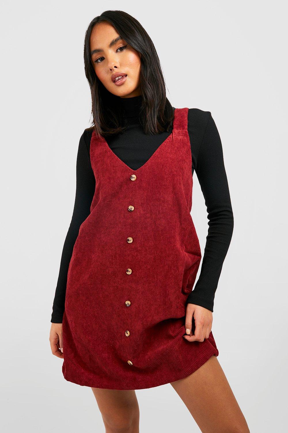 Button down outlet jumper dress