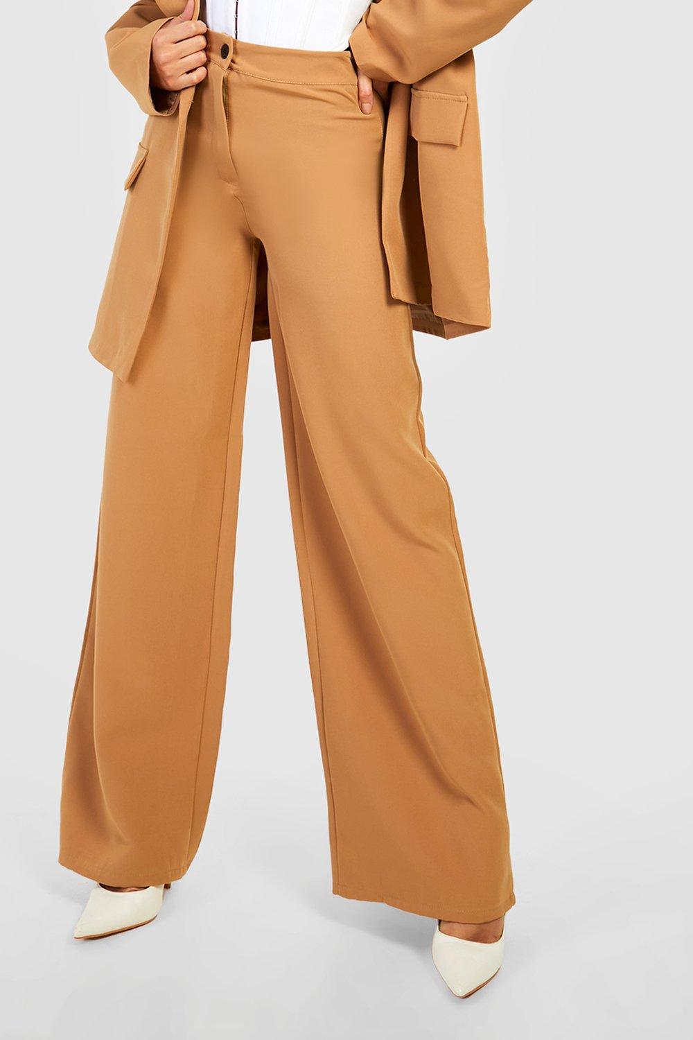 Ladies camel coloured hot sale trousers uk