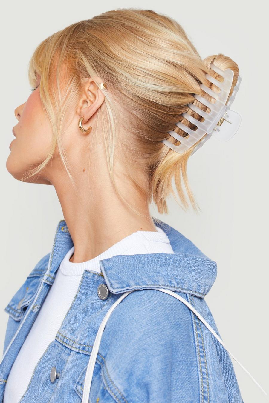 Clear Hair Claw Clip  image number 1