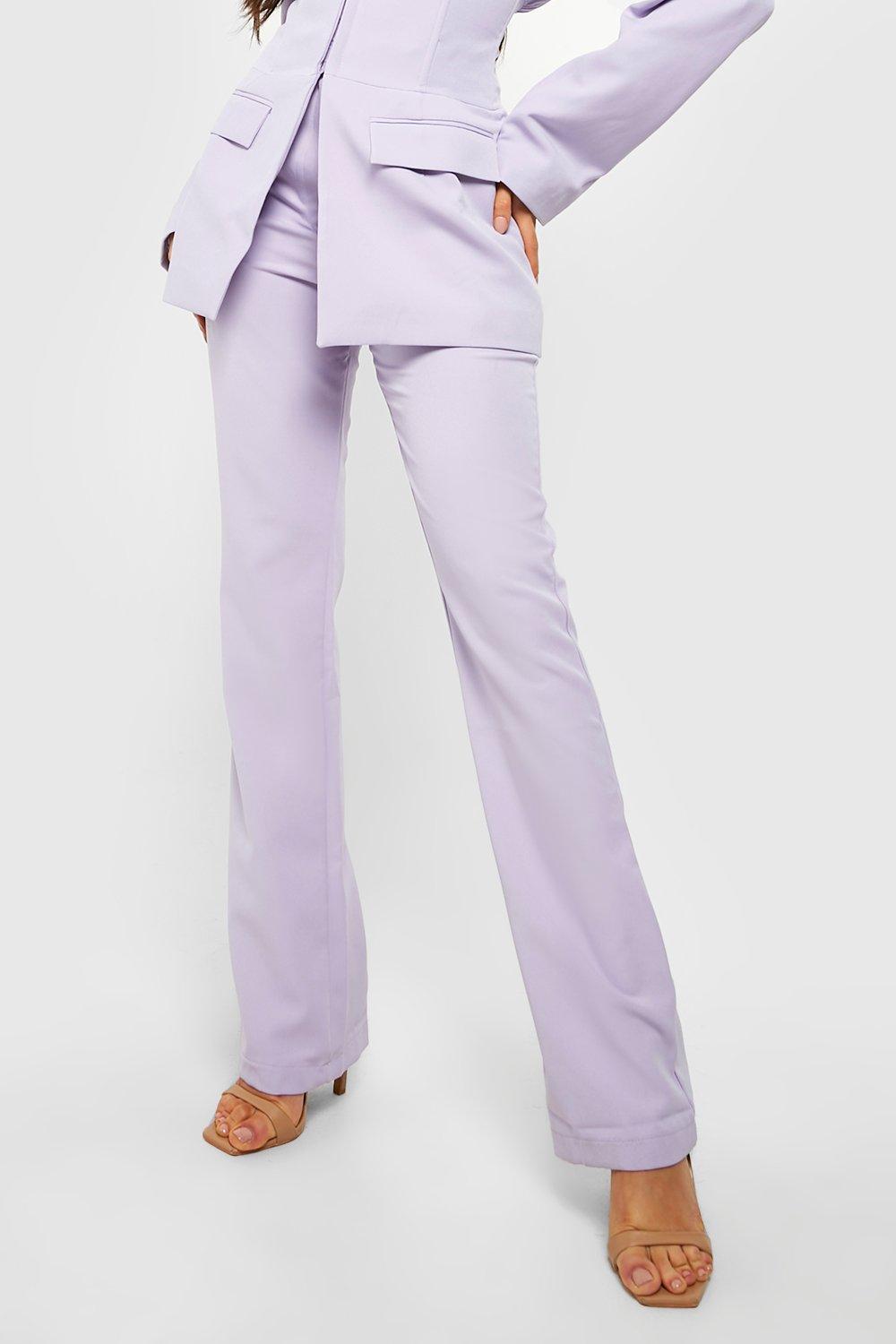 Slim Fit Tailored Flared Pants