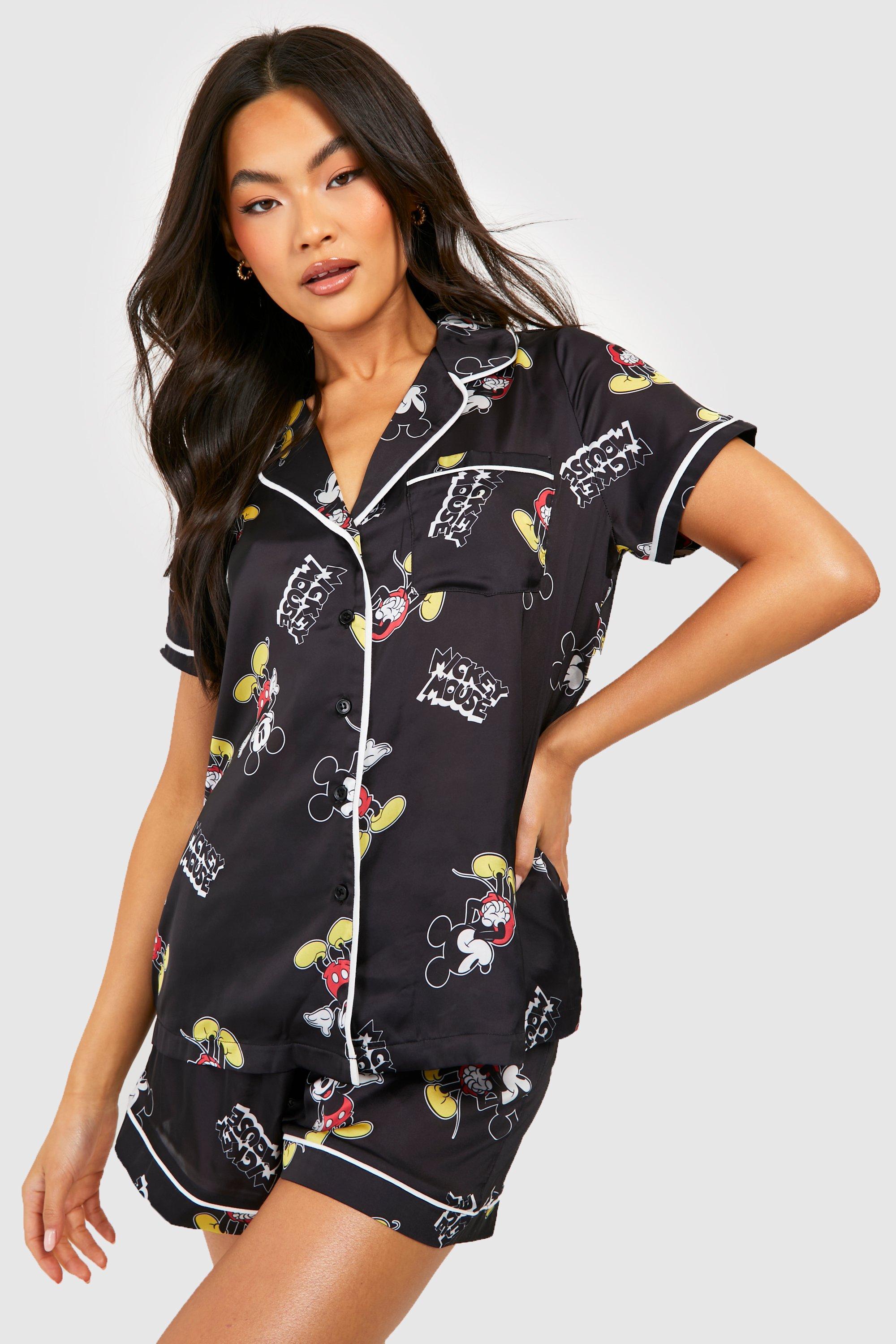 Mickey mouse 2025 satin pajamas