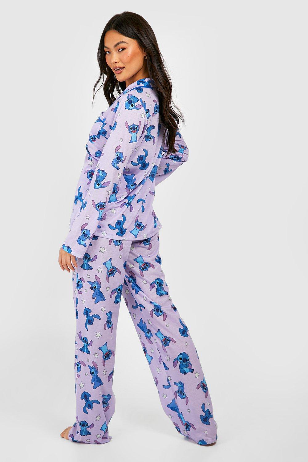 Disney Womens Stitch Pyjama Pj Sleepwear Nightwears