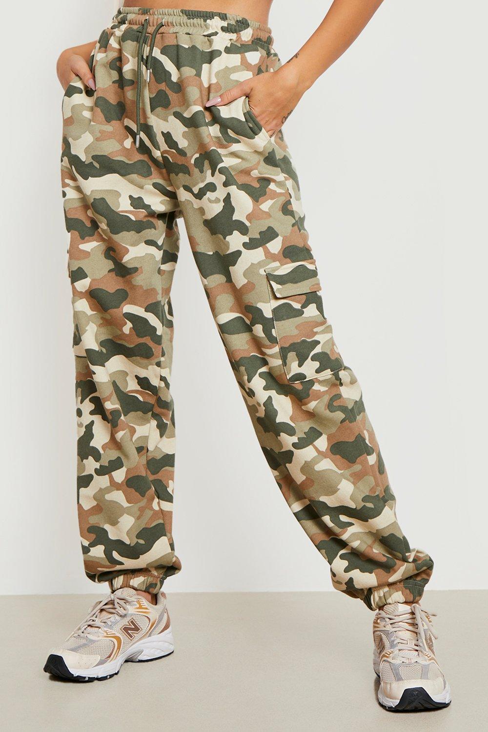 Cuffed sales camo pants