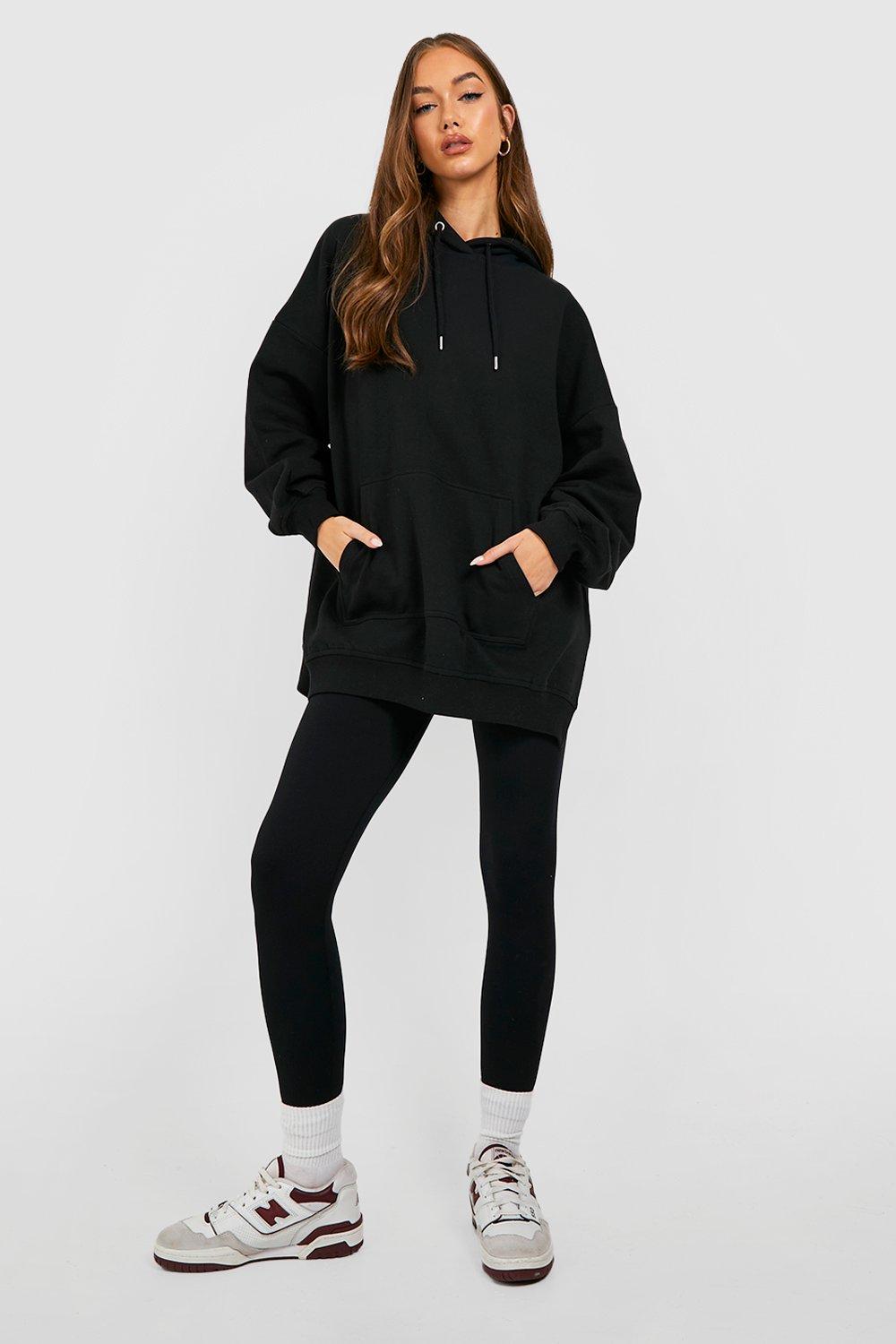 Side split hoodie womens sale