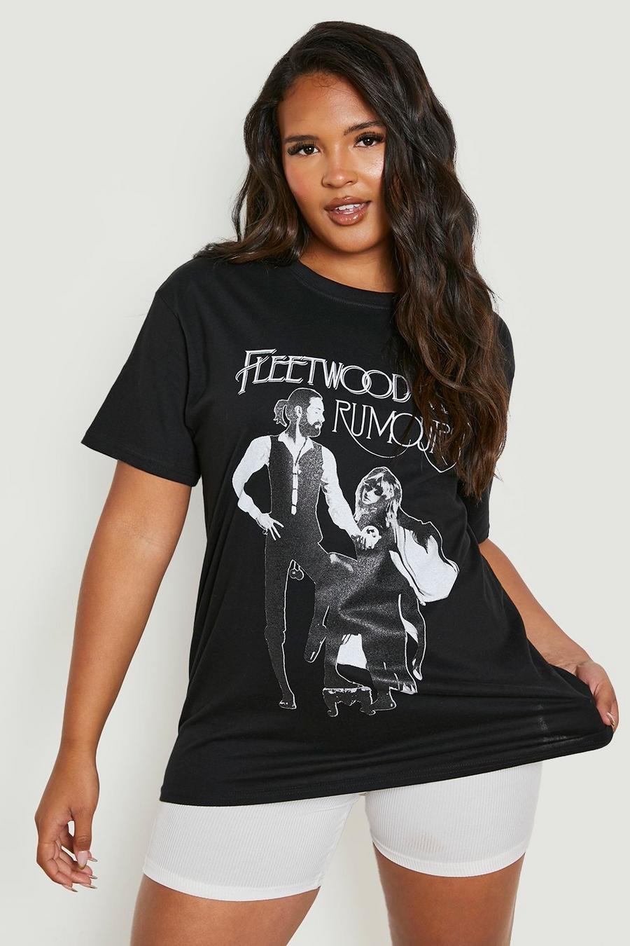 Black Plus Fleetwood Mac Rumours Band T-shirt image number 1