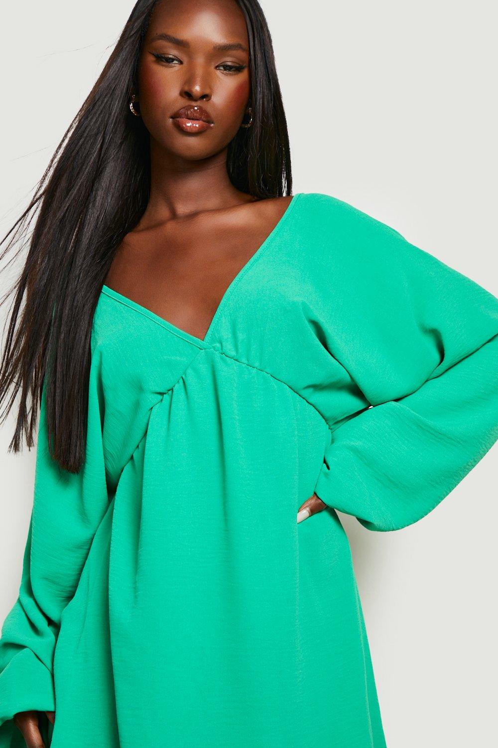 Boohoo shop batwing dress