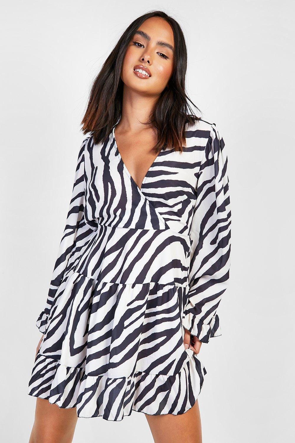 Robe zebre femme sales