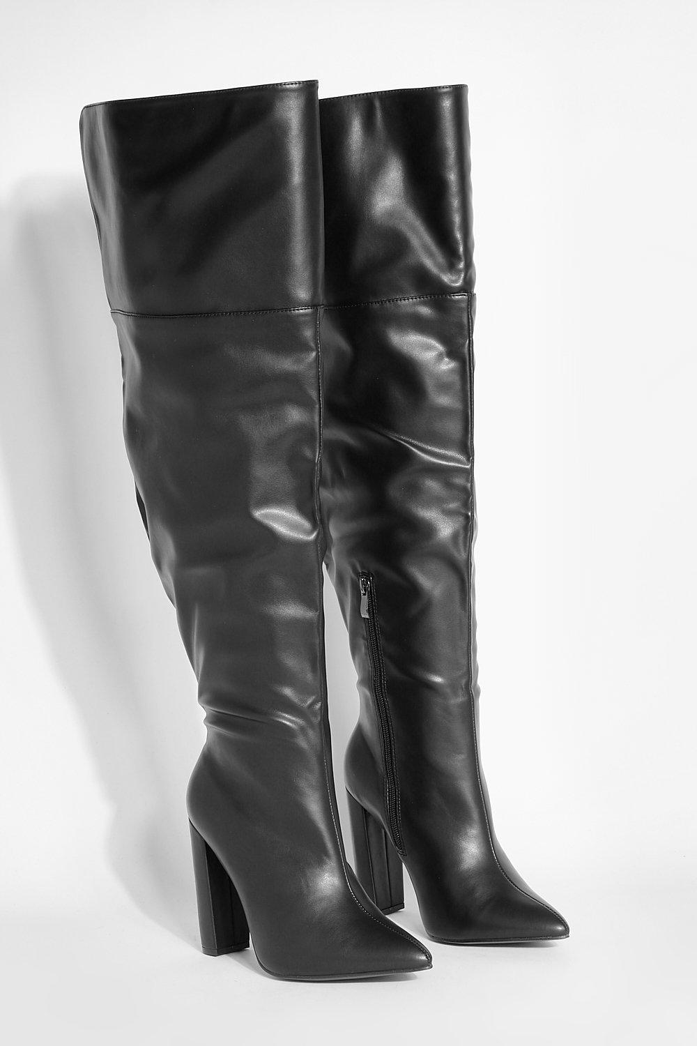 Over the knee 2025 stiletto boots uk