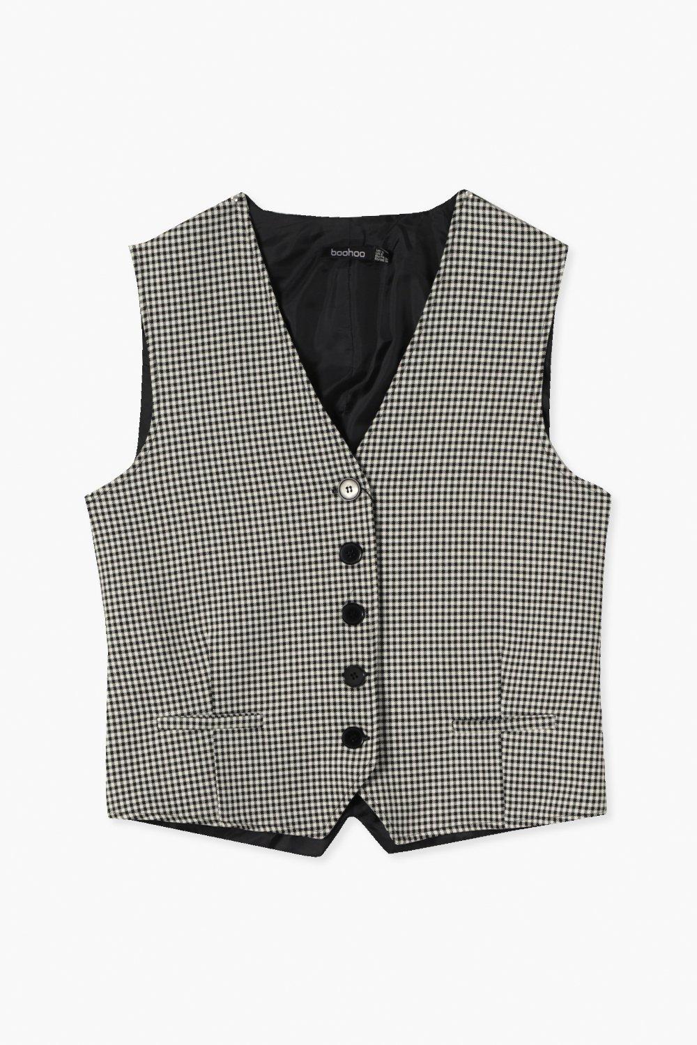 Dogtooth waistcoat on sale