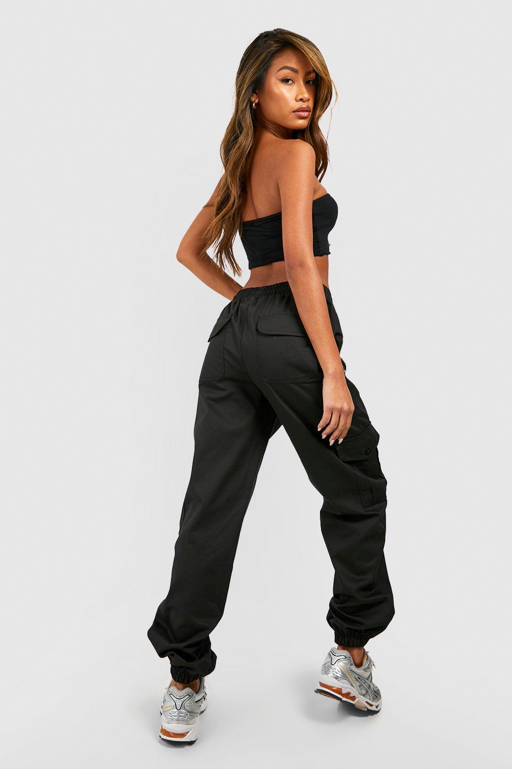 High waisted 2025 cargo joggers women's