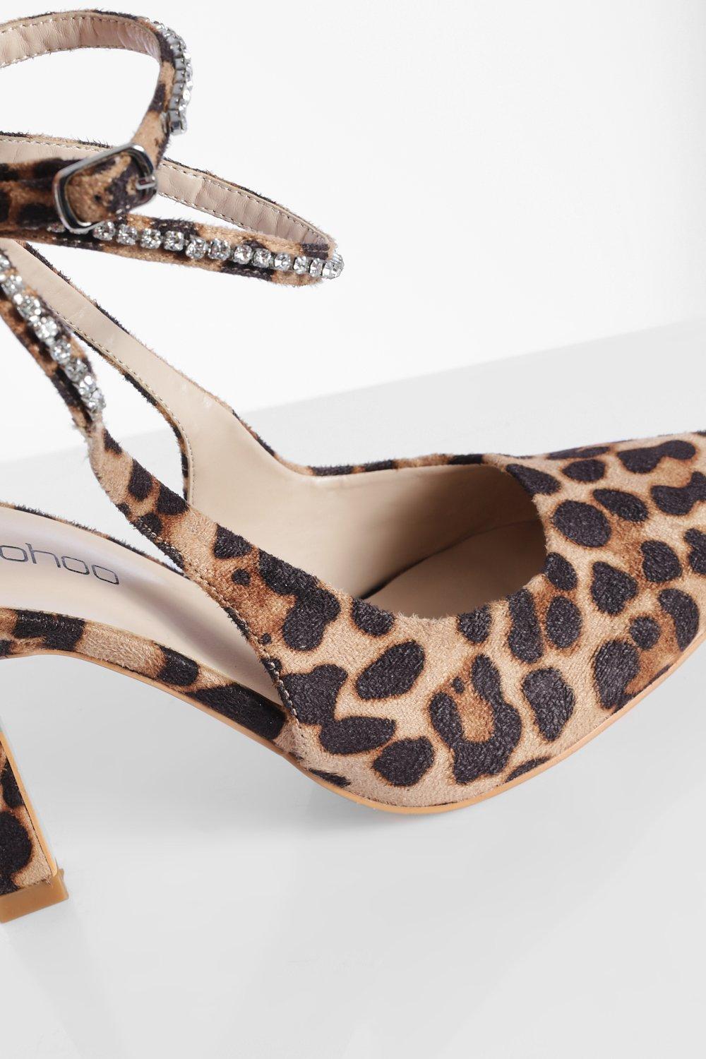 Leopard print court shoes on sale uk