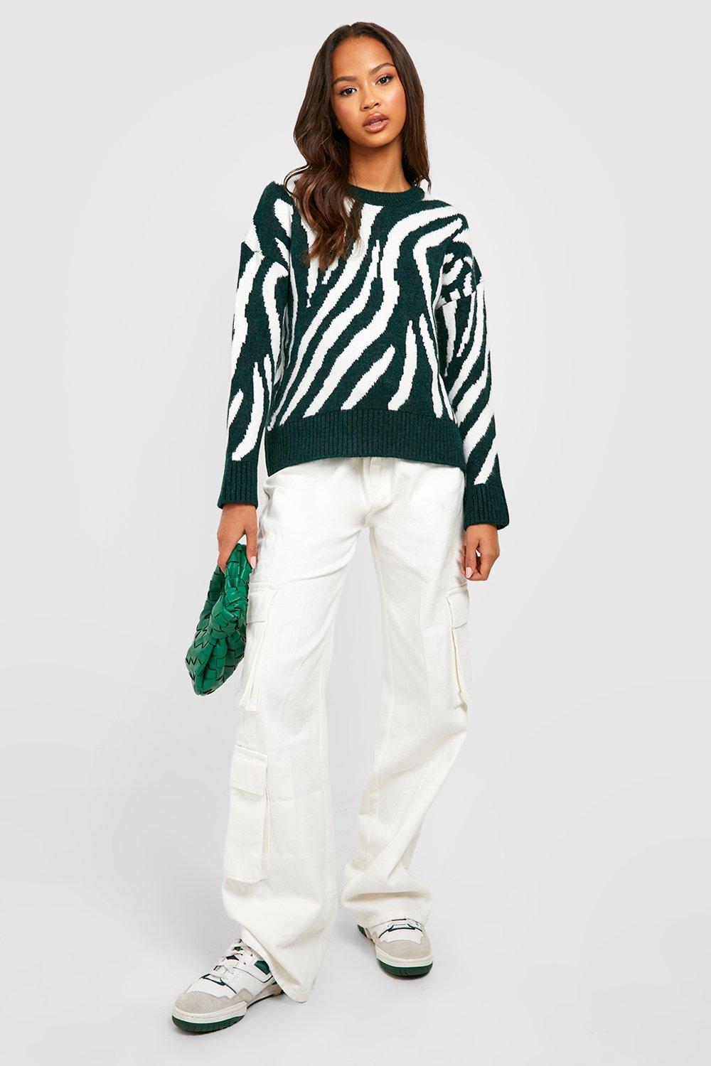 Topshop clearance zebra jumper