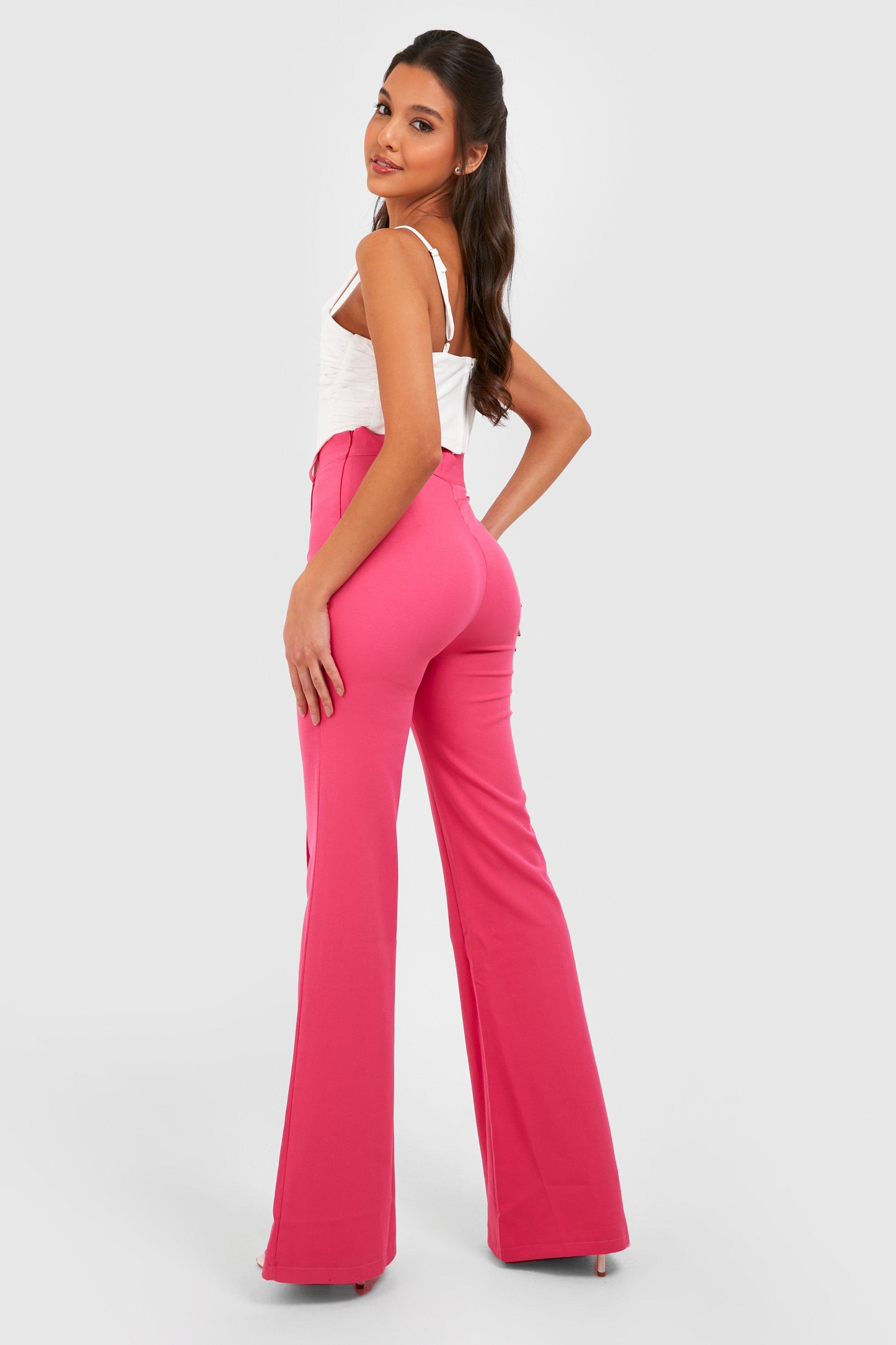 Low Waist V Shape Flared Pants