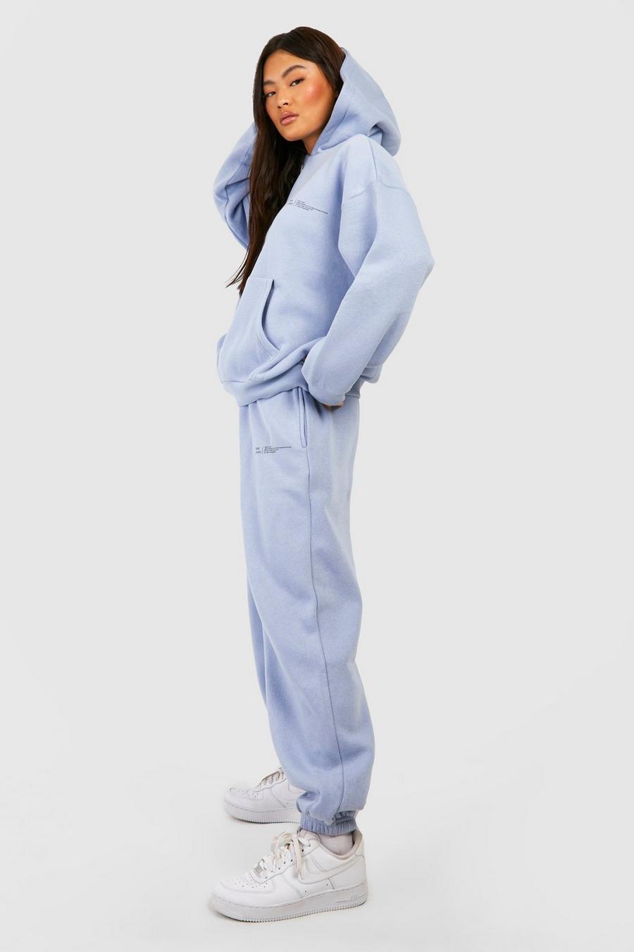 Blue Dsgn Studio Text Print Hooded Tracksuit image number 1