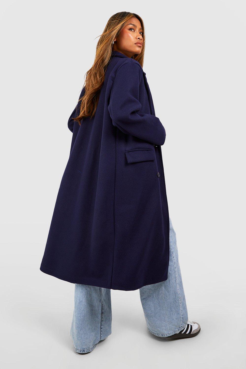 Hooded tailored coat online