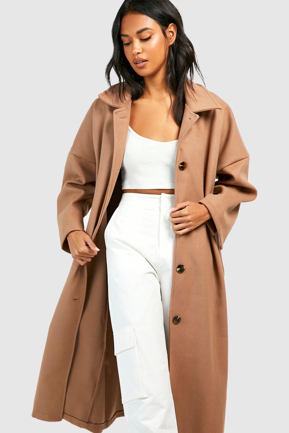 Boohoo oversized outlet coat