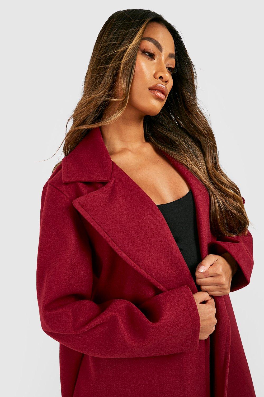 Women's Oversized Maxi Wool Look Coat