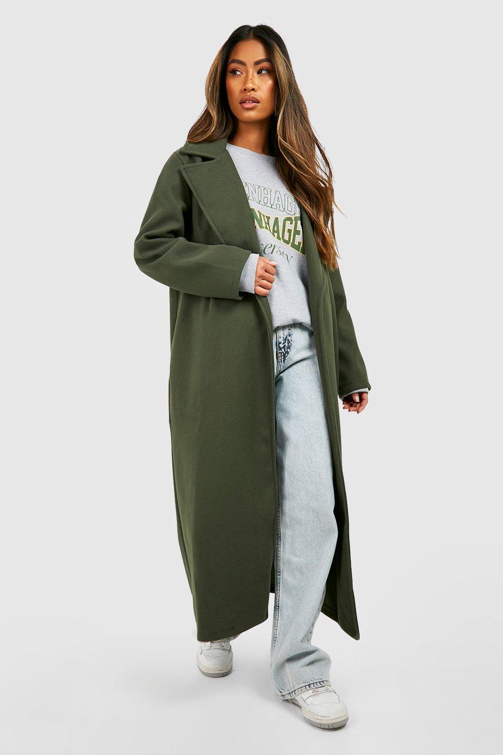 Women's Oversized Maxi Wool Look Coat