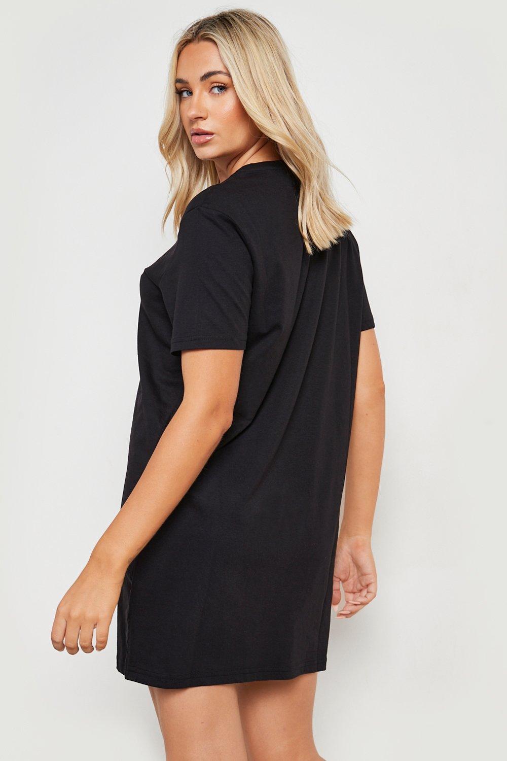 Basic T shirt Dress boohoo
