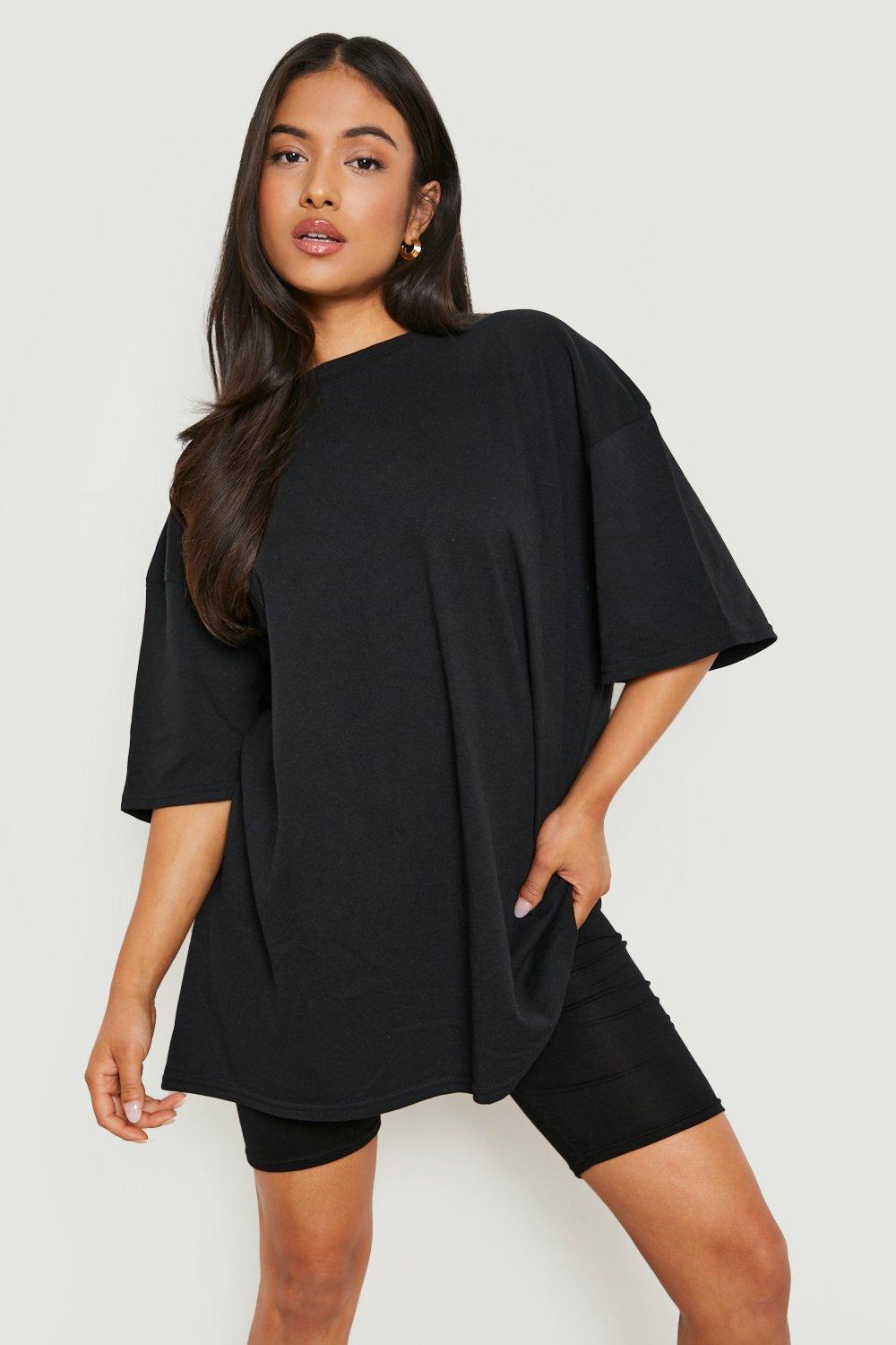 Petite New York Back Print Oversized T-shirt | boohoo