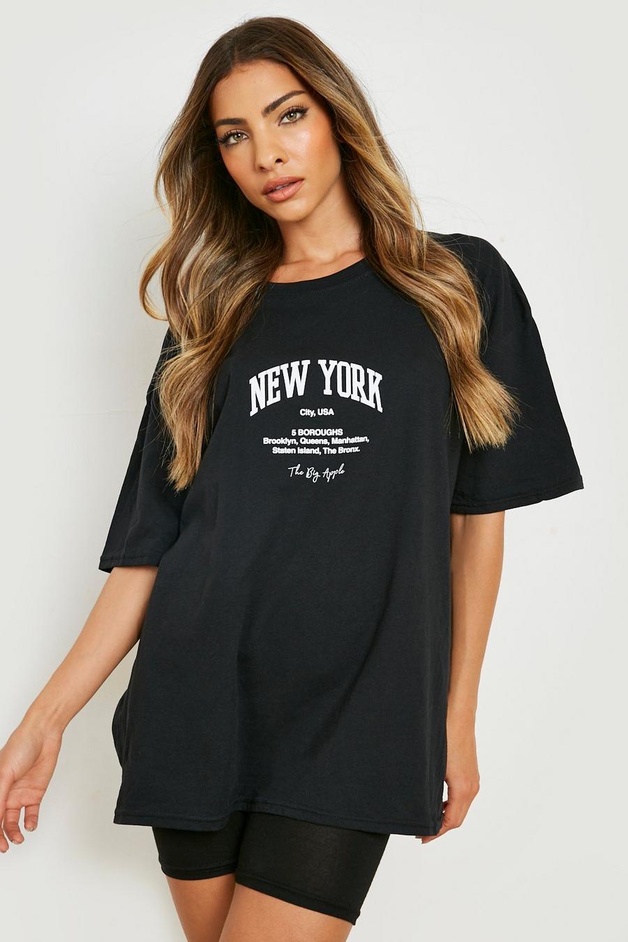 New York Printed Oversized T-shirt