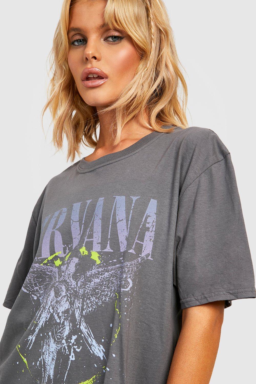 Nirvana sales shirt grey