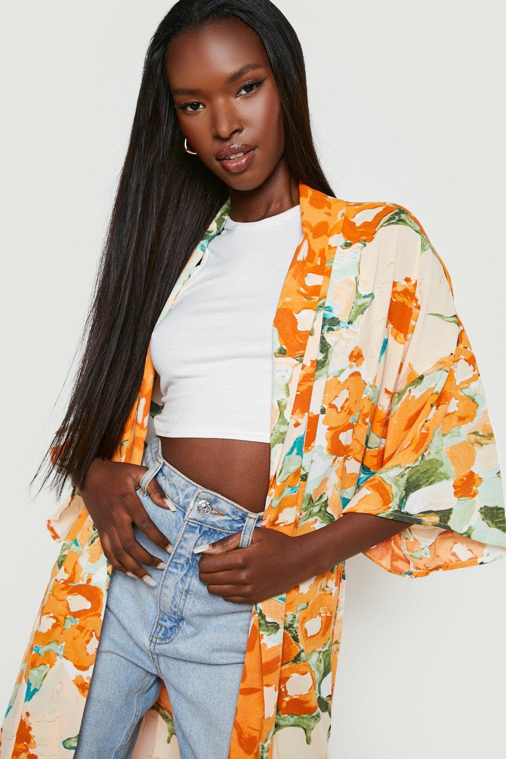 Belted kimono jacket sale