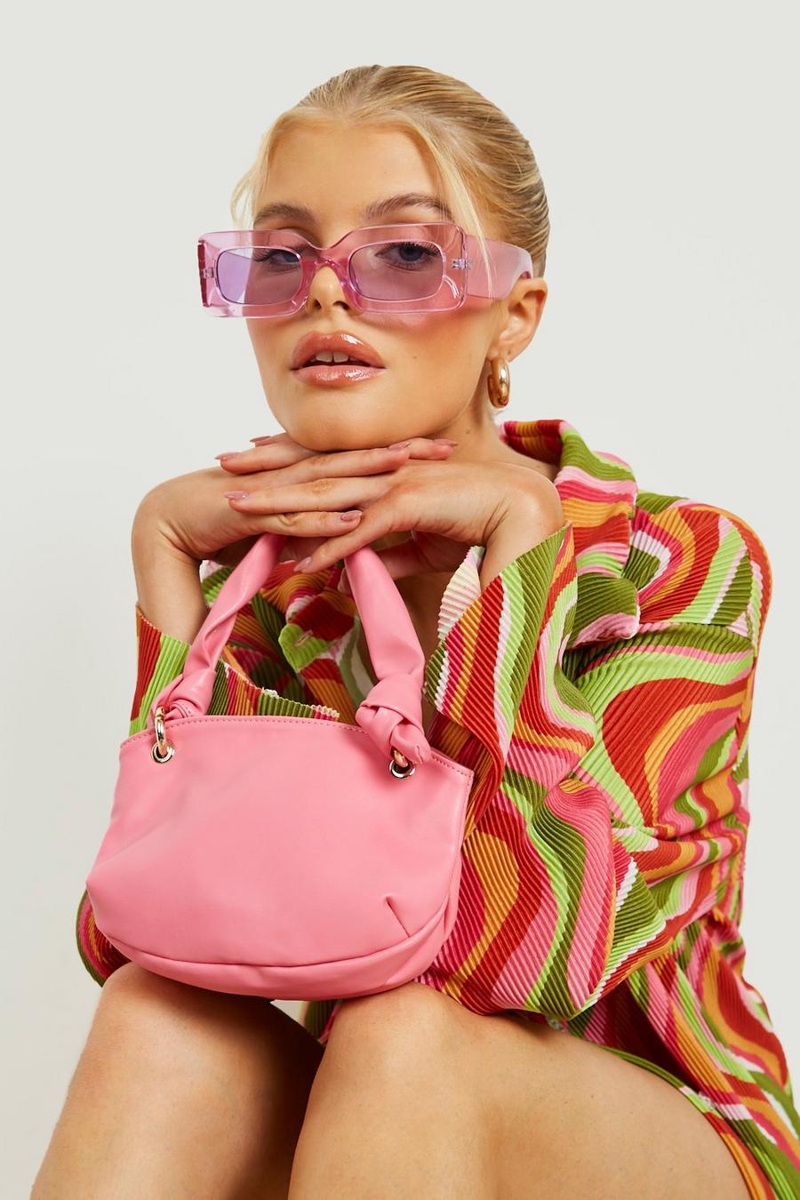Pink Knot Handle Mini Grab Bag  image number 1