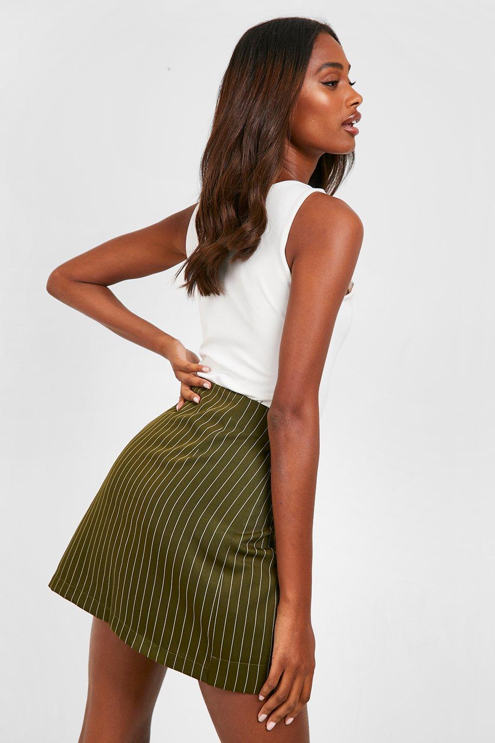 ShoeDazzle Womens Mini Wrap Skirt