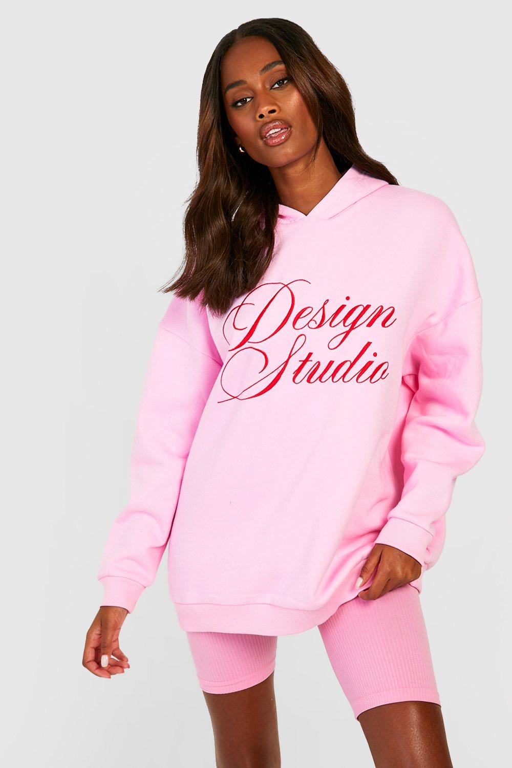 3d Embroidered Oversized Hoodie