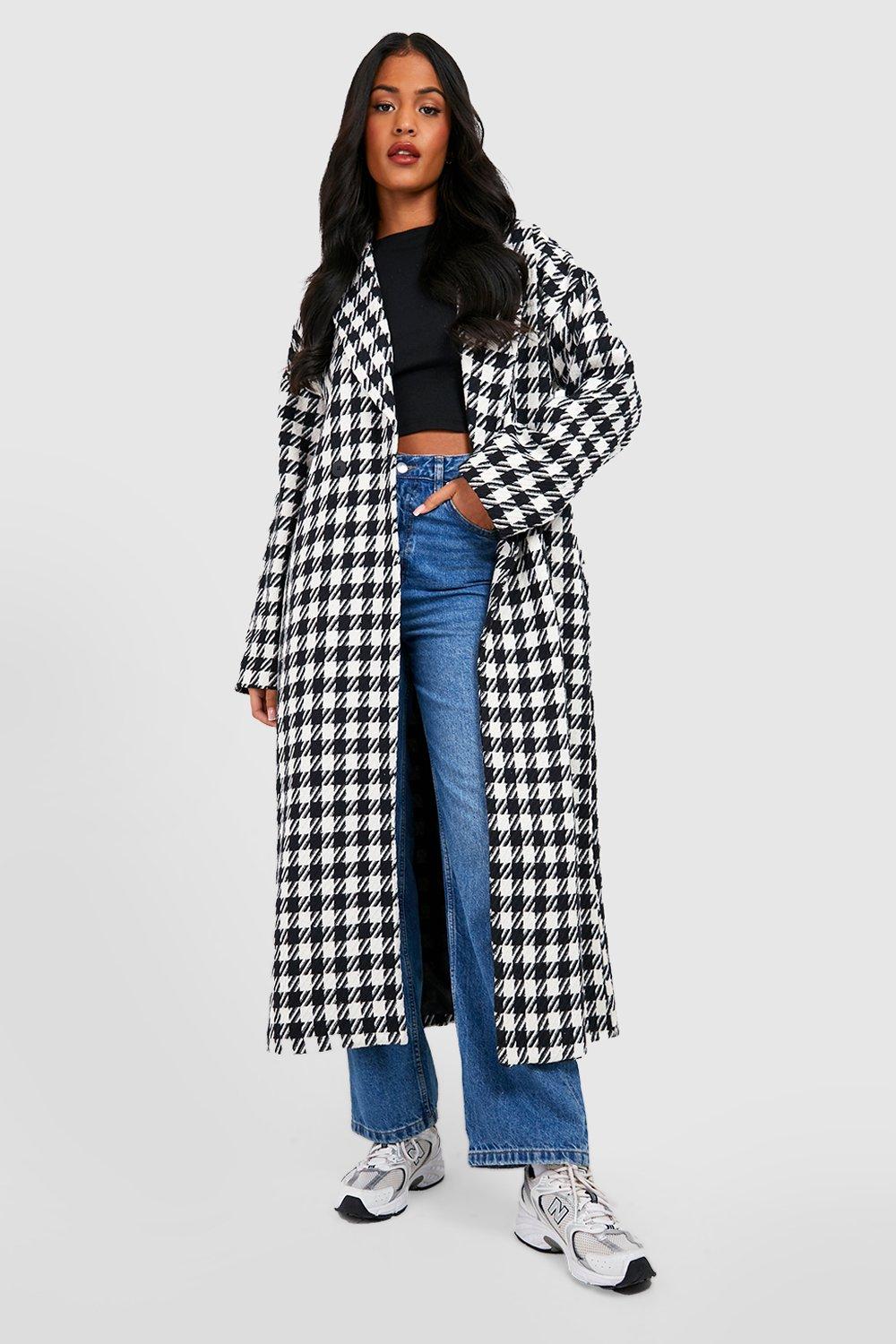 Houndstooth 2025 coat uk