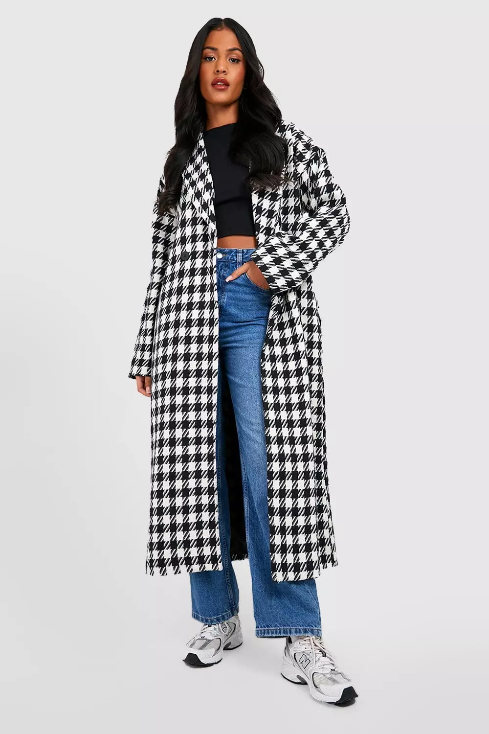 Oversized deals houndstooth coat