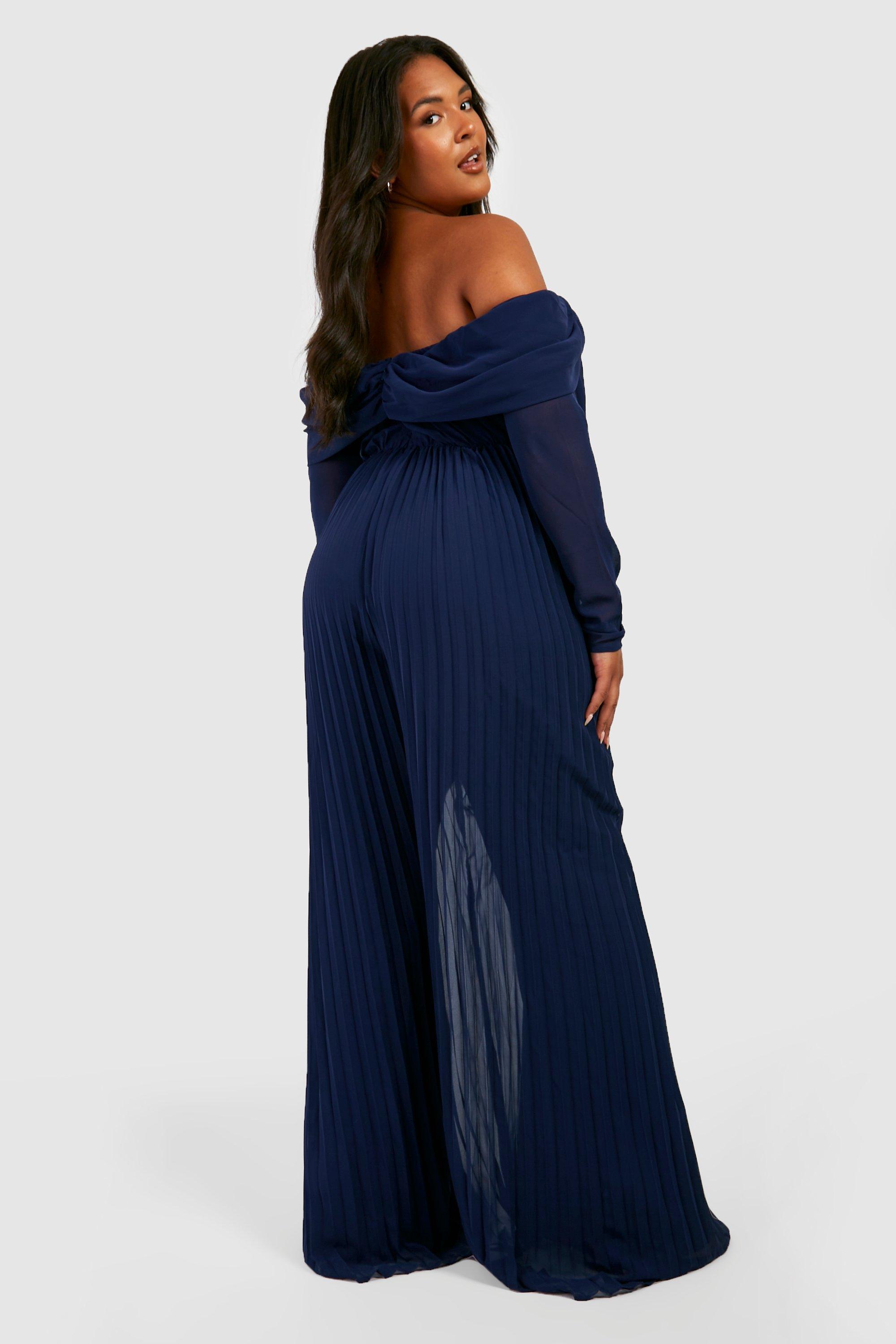 Navy store bardot jumpsuit