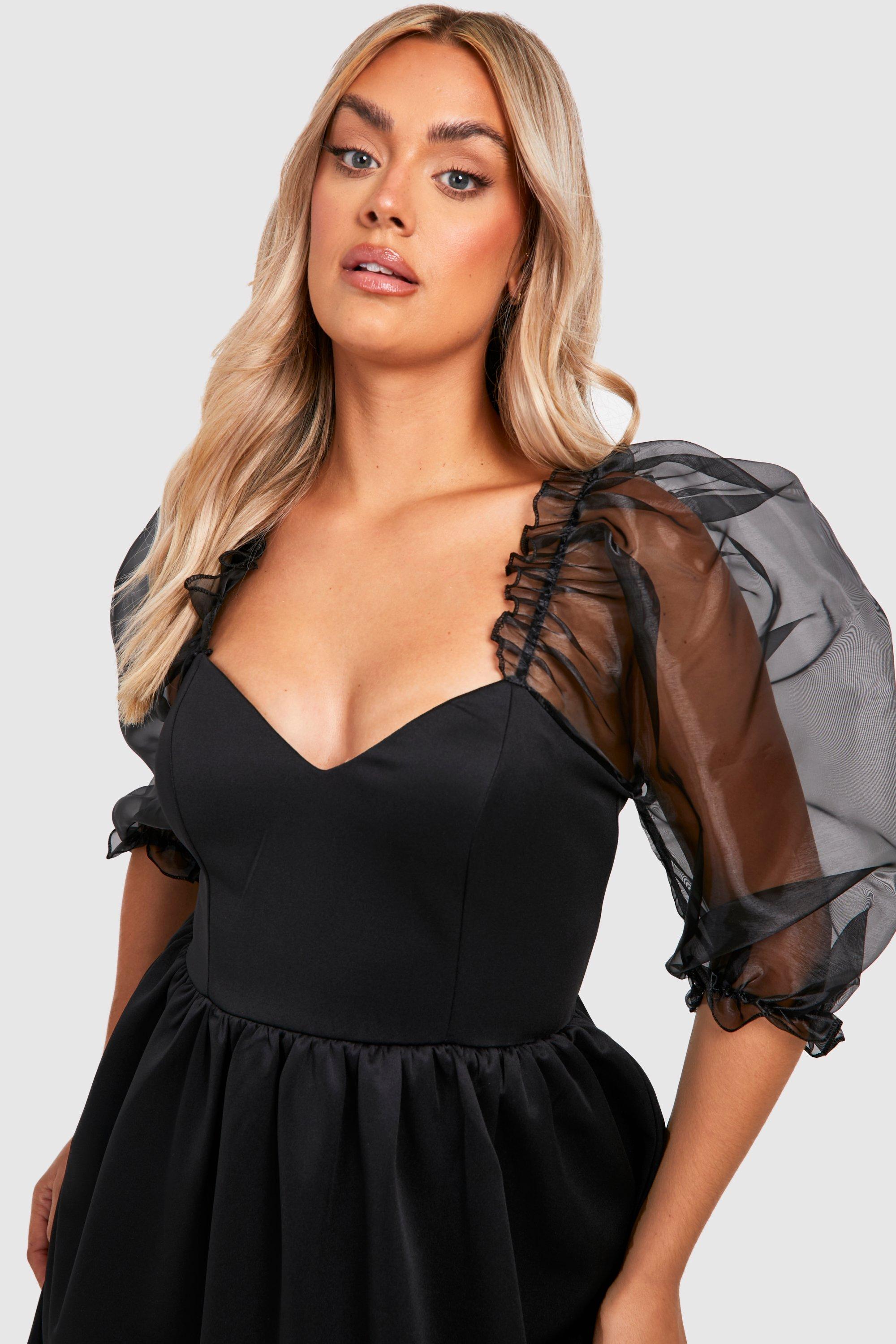 Organza store skater dress