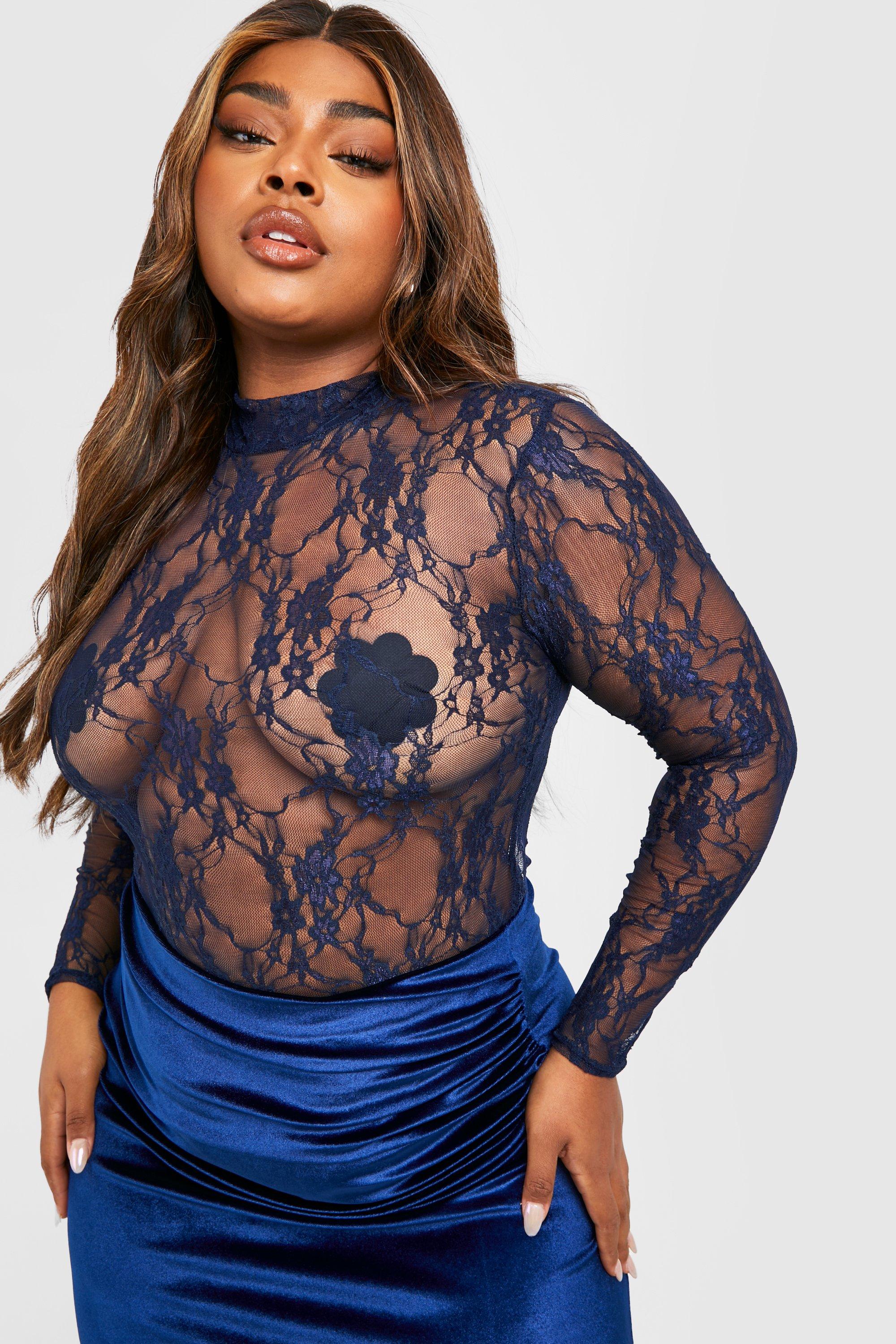 Plus Lace Bodysuit